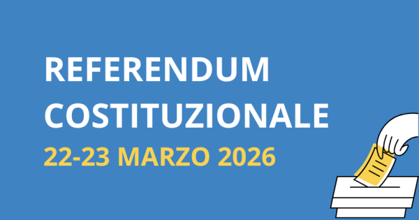  Referendum costituzionale confermativo di domenica 22 e lunedì 23 marzo 2026 